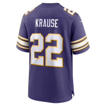 Paul Krause Minnesota Vikings Nike Classic Retired   Jersey - Purple
