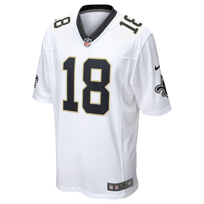 Spencer Rattler New Orleans Saints Nike 2024 NFL Draft Game   Jersey - White