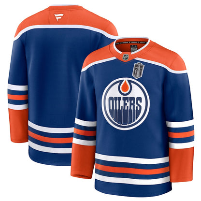 Men's Edmonton Oilers Fanatics Royal 2025 Stanley Cup Final Home Premium Jersey
