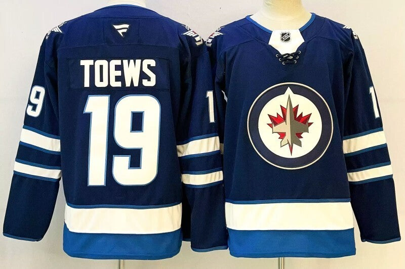 Men's Winnipeg Jets Jonathan Toews #19 Navy Player Jersey