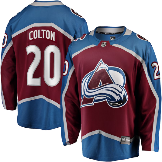 Men's Colorado Avalanche Ross Colton #20 Maroon Jersey