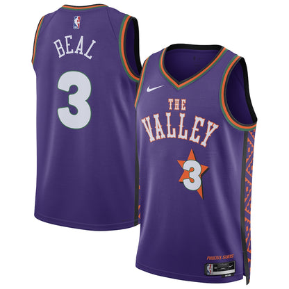 Unisex Phoenix Suns Bradley Beal Purple 2024/25 Swingman Jersey - City Edition