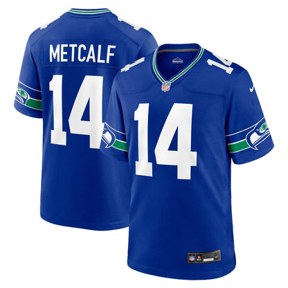 DK Metcalf Seattle Seahawks Nike Throwback   Game Jersey - Royal