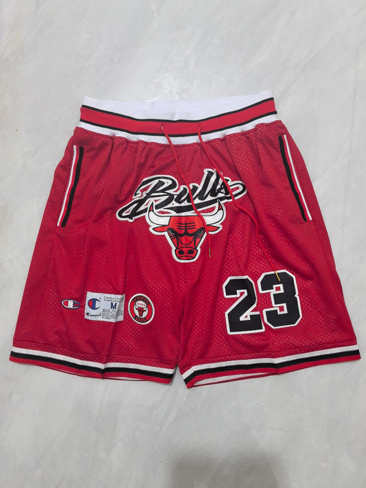 Chicago Bulls Red Retro Pocket Shorts