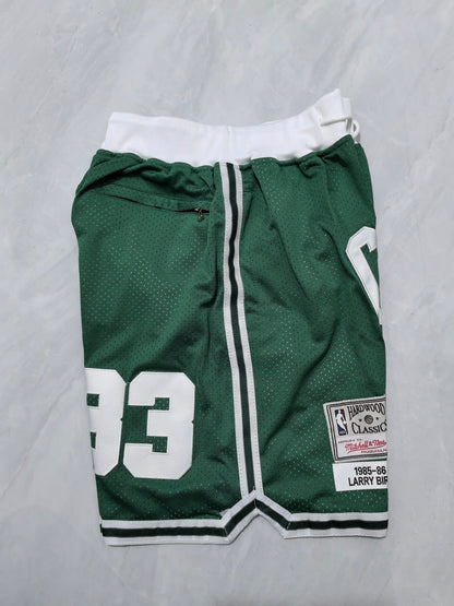 Boston Celtics Green Retro Pocket Shorts