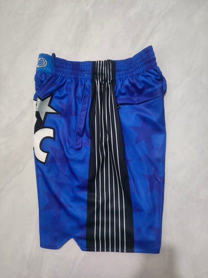 JUST DON Orlando Magic Blue Dark Star Pocket Shorts