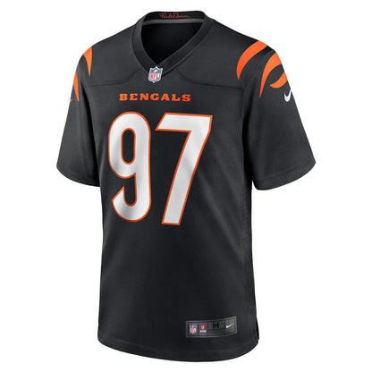 Jay Tufele Cincinnati Bengals Nike Game   Jersey - Black