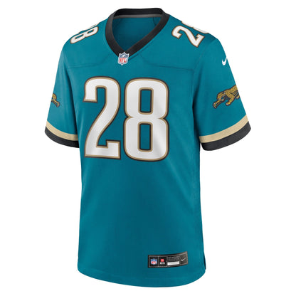 Fred Taylor Jacksonville Jaguars Nike Prowler Throwback Retired   Game Jersey - Teal