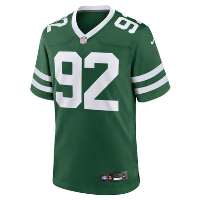 Leki Fotu New York Jets Nike Team Game Jersey - Legacy Green