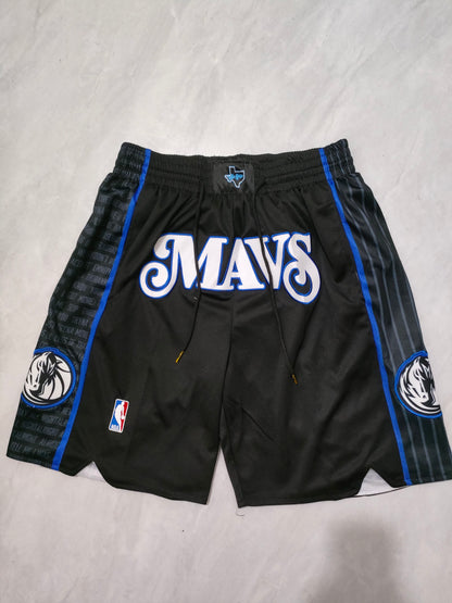 Dallas Mavericks 2024 Black City Edition Pocket Shorts