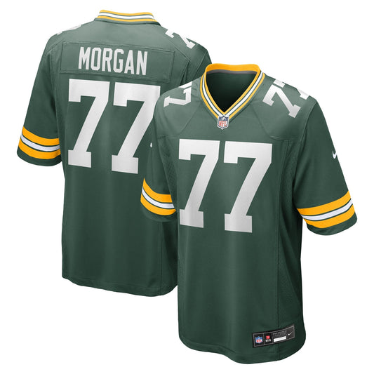Jordan Morgan Green Bay Packers Nike 2024 NFL Draft First Round Pick   Game Jersey - Green