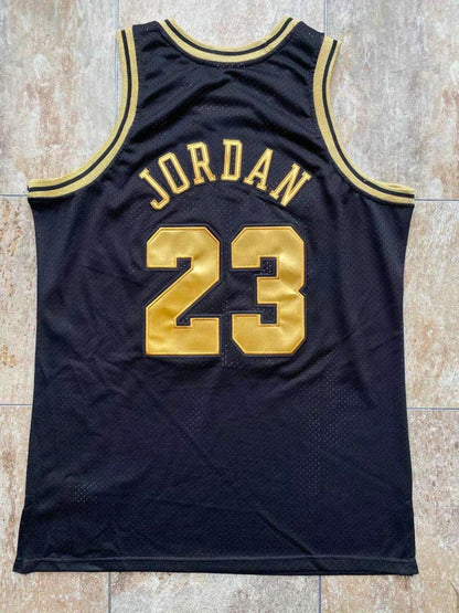 Michael Jordan Chicago Bulls 23 Black Thorwback Jersey
