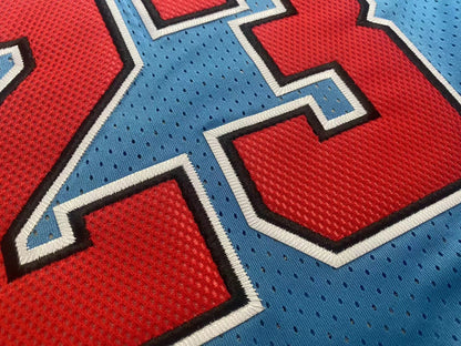 Michael Jordan Chicago Bulls 23 Blue Thorwback Jersey