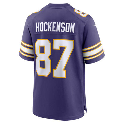 T.J. Hockenson Minnesota Vikings Nike Classic   Game Jersey - Purple