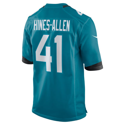Josh Hines-Allen Jacksonville Jaguars Nike   Game Jersey - Teal