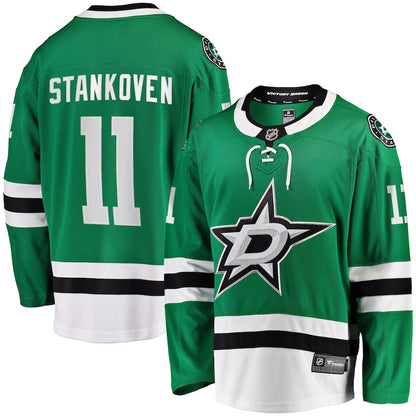 Logan Stankoven Dallas Stars   Premier Breakaway  Jersey - Kelly Green