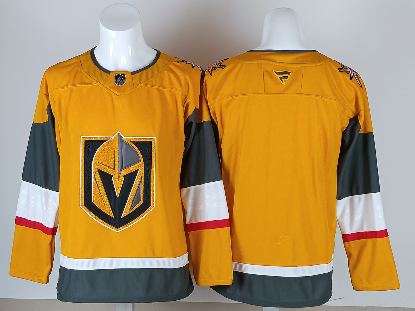 Men's Vegas Golden Knights Gold Home Premium Blank Jersey