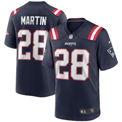 Curtis Martin New England Patriots Nike Game Retired   Jersey - Navy
