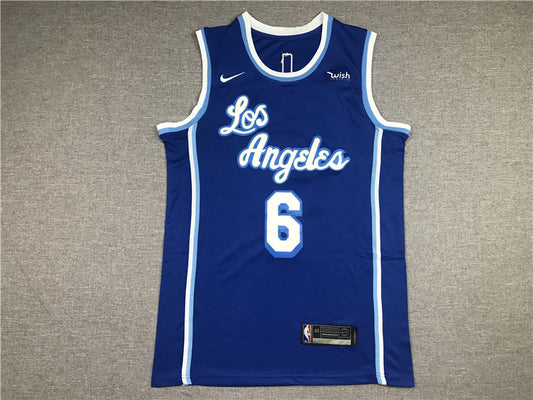 LeBron James #6 Los Angeles Lakers City Edition Swingman Jersey - Embroidered