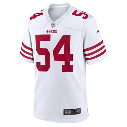 Fred Warner San Francisco 49ers Nike   Game Jersey - White
