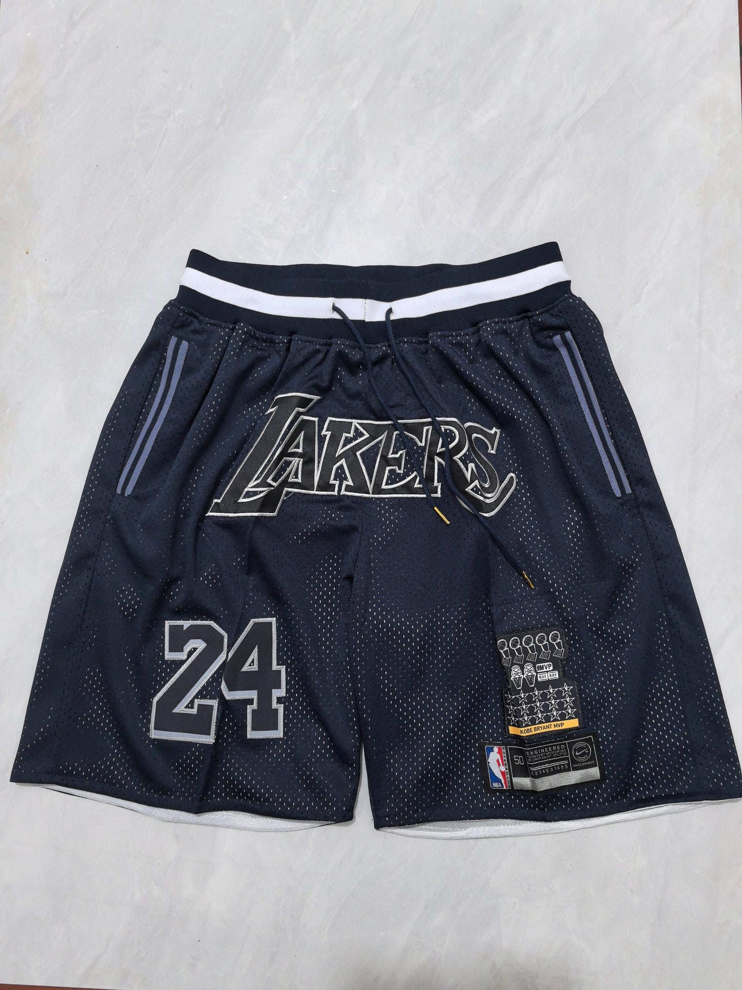 Los Angeles Lakers Dark Blue Retro Pocket Shorts