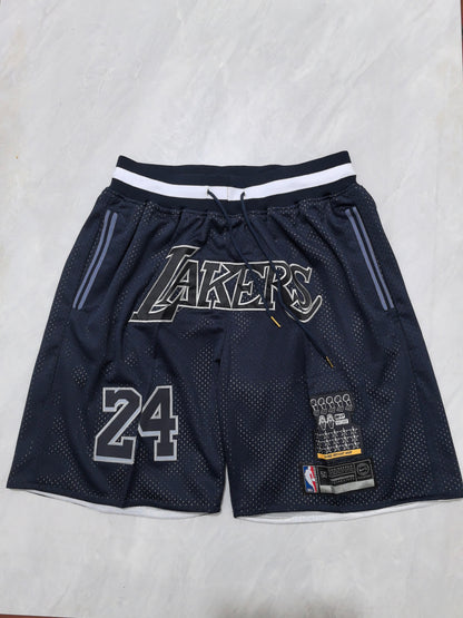 Los Angeles Lakers Dark Blue Retro Pocket Shorts