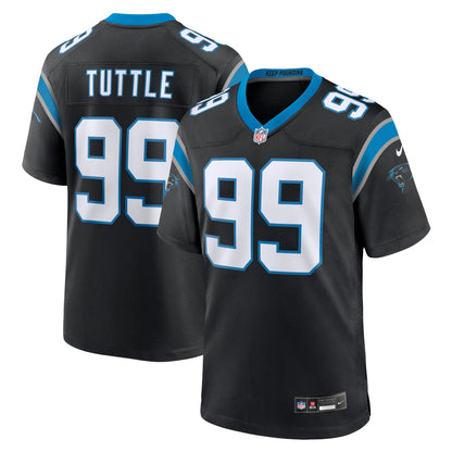 Shy Tuttle Carolina Panthers Nike Game   Jersey - Black