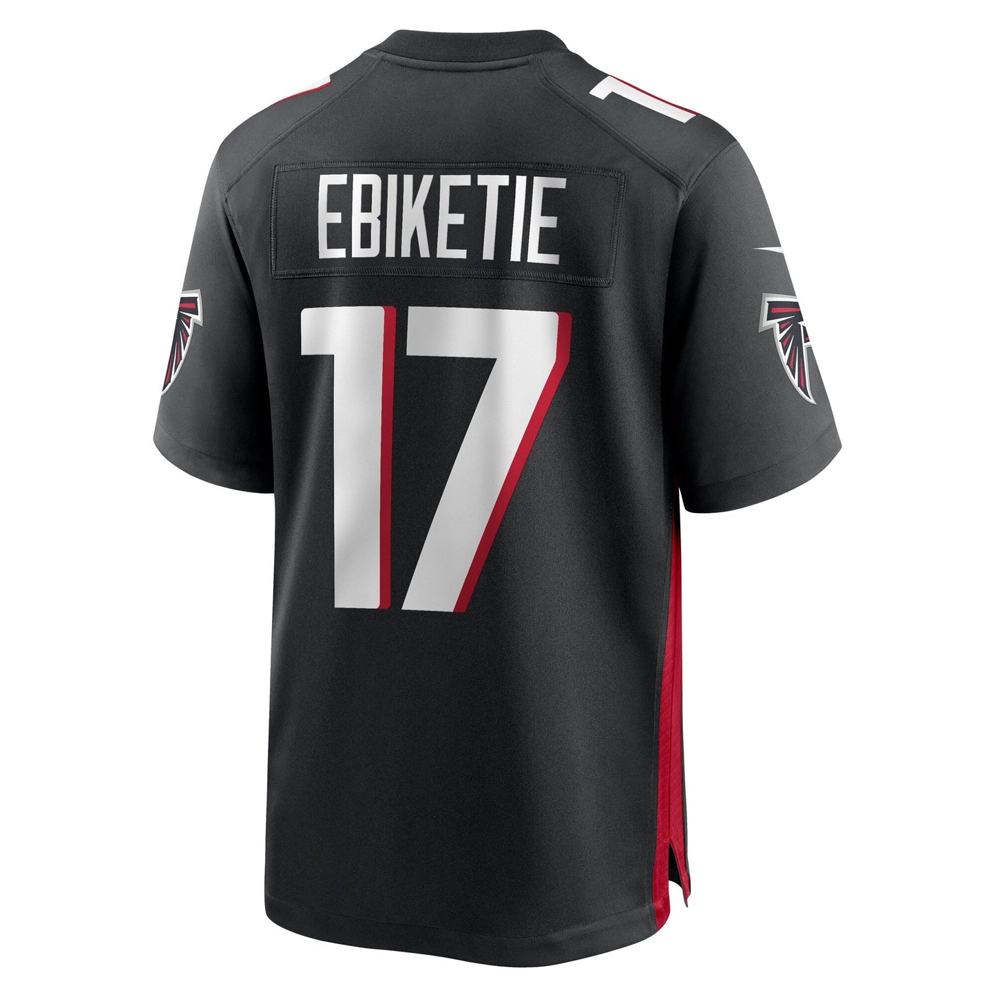 Arnold Ebiketie Atlanta Falcons Nike Team Game Jersey -  Black