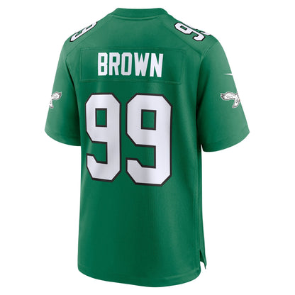 Jerome Brown Philadelphia Eagles Nike Alternate Game Jersey - Kelly Green