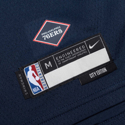 Joel Embiid Philadelphia 76ers 2024 City Edition Swingman Jersey - Black