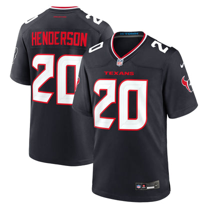 C.J. Henderson Houston Texans Nike Team Game Jersey -  Navy
