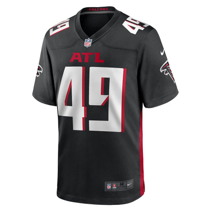 Liam McCullough Atlanta Falcons Nike Team Game Jersey -  Black