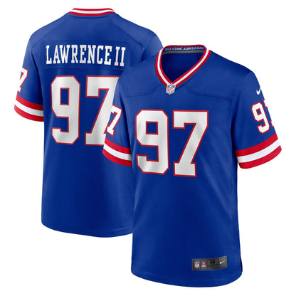 Dexter Lawrence II New York Giants Nike Classic Game   Jersey - Royal