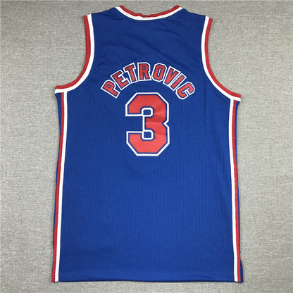 Brooklyn Nets Dražen Petrović #3 City Edition - Embroidered Jersey