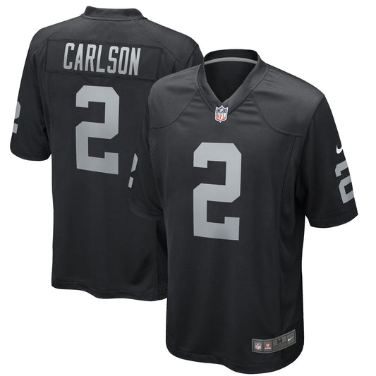 Daniel Carlson Las Vegas Raiders Nike Game   Jersey - Black