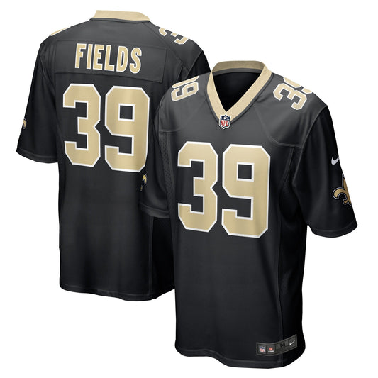 DaMarcus Fields New Orleans Saints Nike Game   Jersey - Black