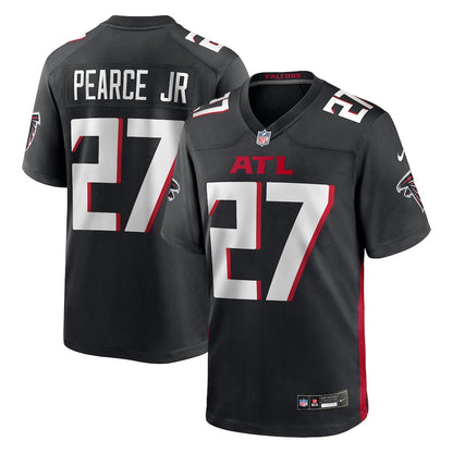 Men's Atlanta Falcons James Pearce Jr. Nike Black 2025 NFL Draft First Round Pick Game Player Jersey