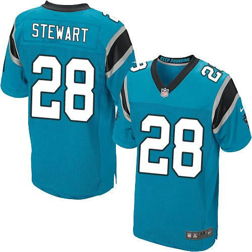 Jonathan Stewart Carolina Panthers  Blue Men's Stitched Jersey
