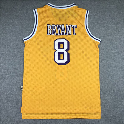 Kobe Bryant #8 Los Angeles Lakers 1996-97 Throwback Embroidered Jersey
