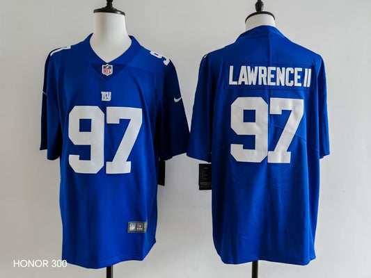 Men's New York Giants Dexter Lawrence II Jersey-Blue