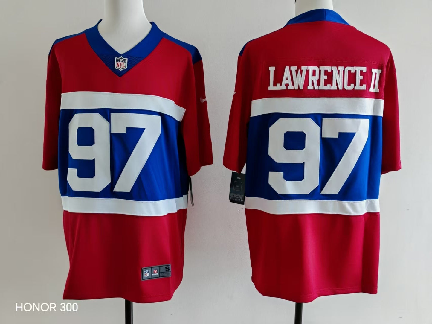 Men's New York Giants Dexter Lawrence II Jersey-Red