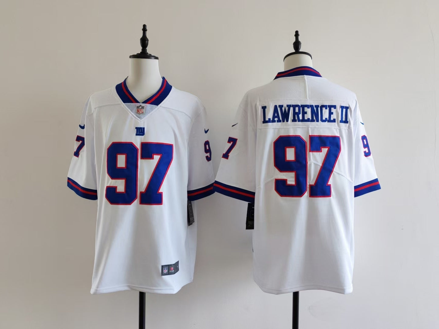 Men's New York Giants Dexter Lawrence II Jersey-White
