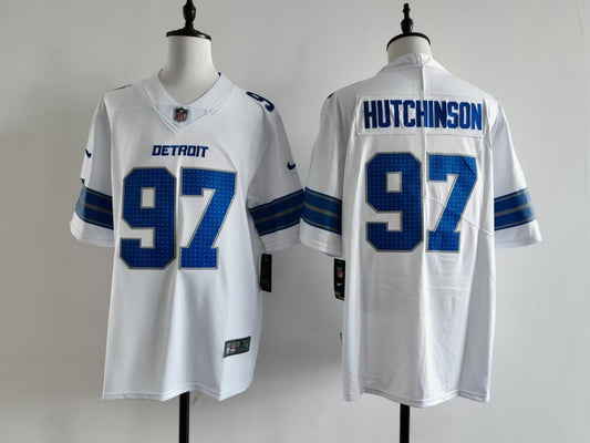 Men's Detroit Lions Aidan Hutchinson Jersey -  White
