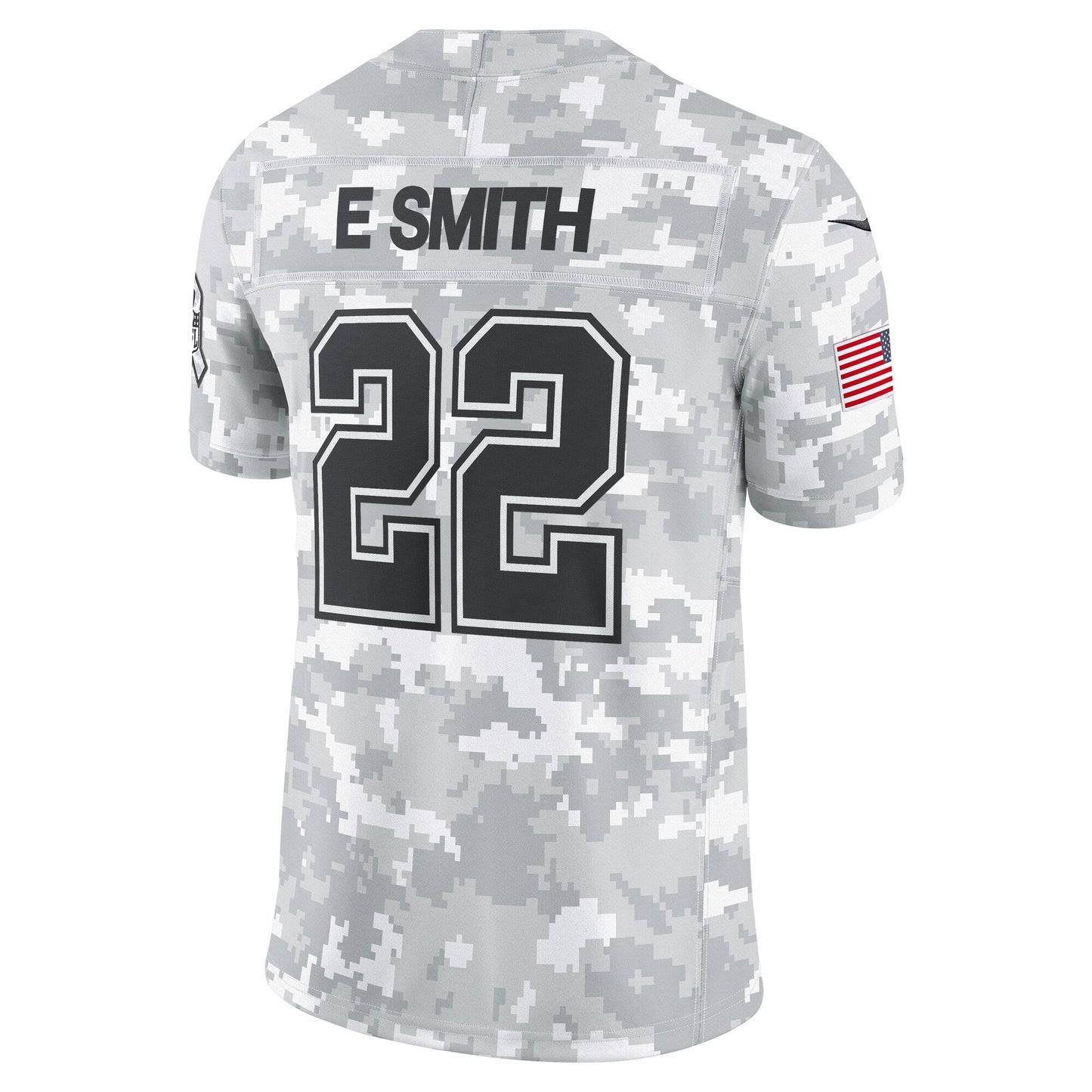 Emmitt Smith Dallas Cowboys Nike 2024 Salute to Service Retired   Limited Jersey - Arctic Camo