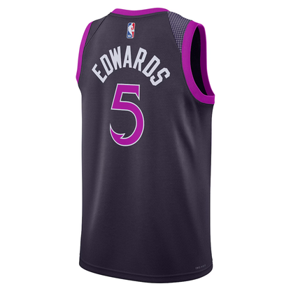 Minnesota Timberwolves Anthony Edwards Nike Purple 2025/26 Swingman Jersey - City Edition