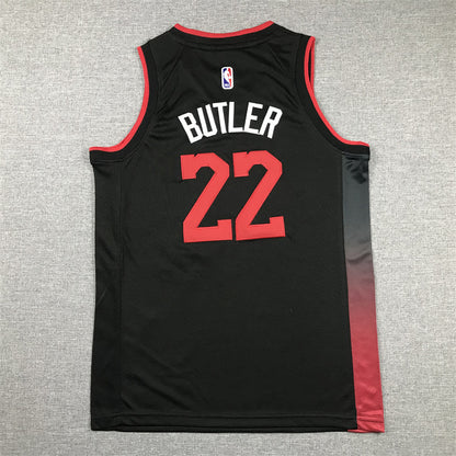 Youth Jimmy Butler Miami Heat #22 City Edition Embroidered Jersey