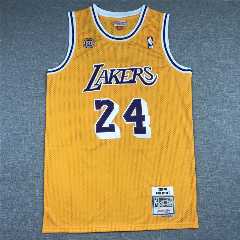 Los Angeles Lakers Kobe Bryant Yellow 24 MN