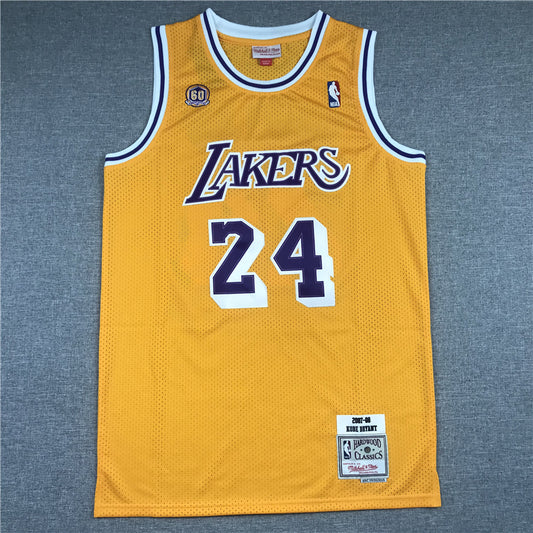 Los Angeles Lakers Kobe Bryant Yellow 24 MN