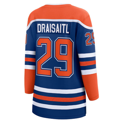 Women's Edmonton Oilers Leon Draisaitl Fanatics Royal 2025 Stanley Cup Final Home Breakaway Jersey