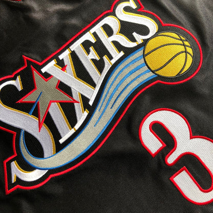Allen Iverson Philadelphia 76ers 3 Black MN